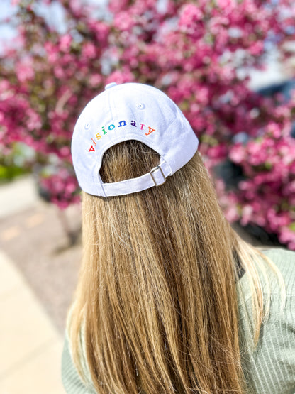 Eye Ball Cap in White
